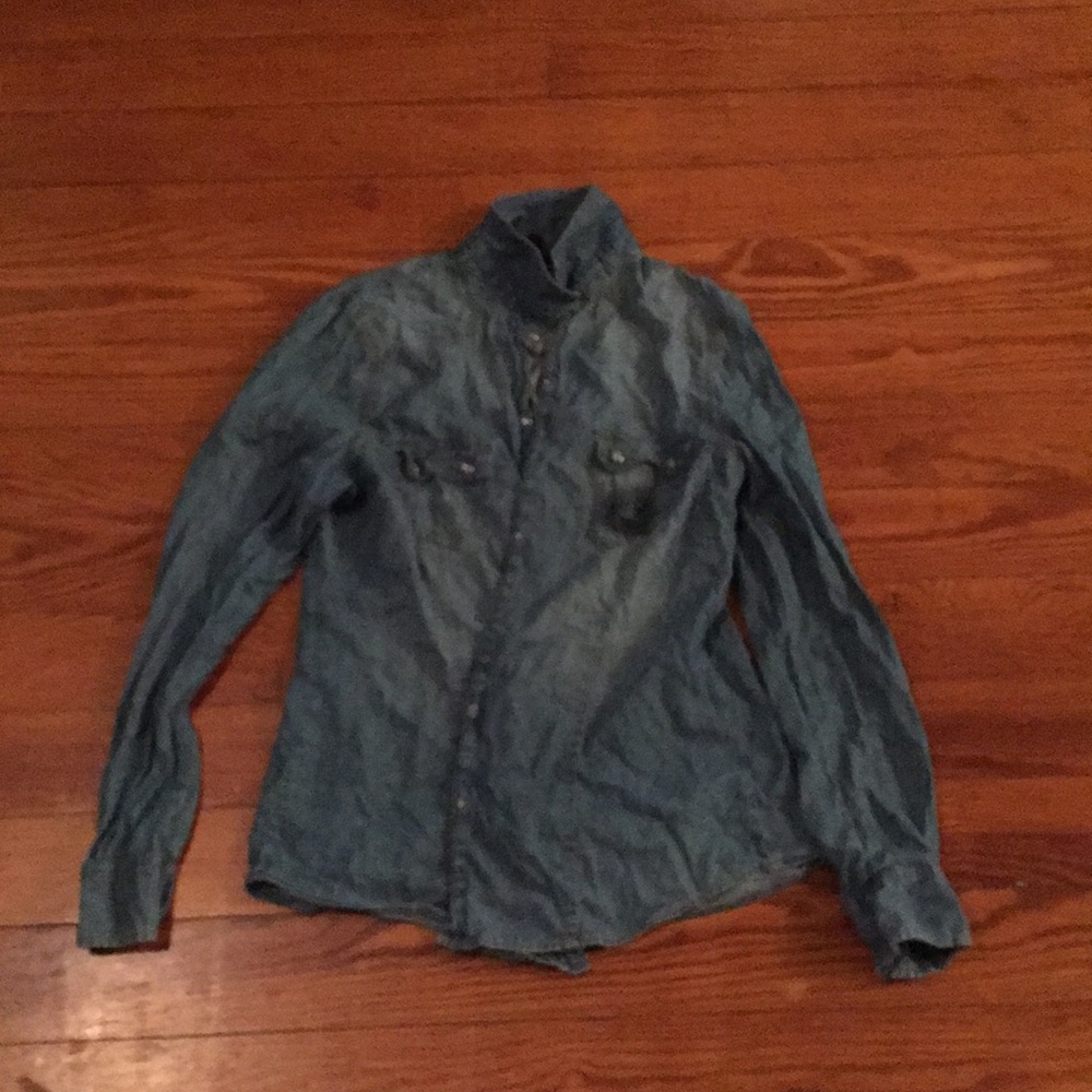 Denim Button Up Shirt